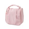Large Capacity Makeup Bag for Women with Pearl Flower Design – Portable Cosmetic Organizer Travel Toiletry Bag